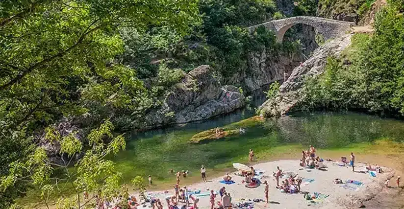 camping ardeche en pleine nature